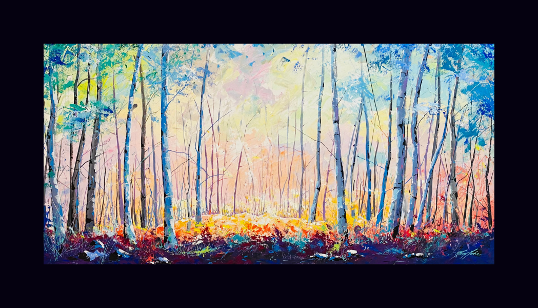 LUCI NEL BOSCO 120X60 CON BORDO